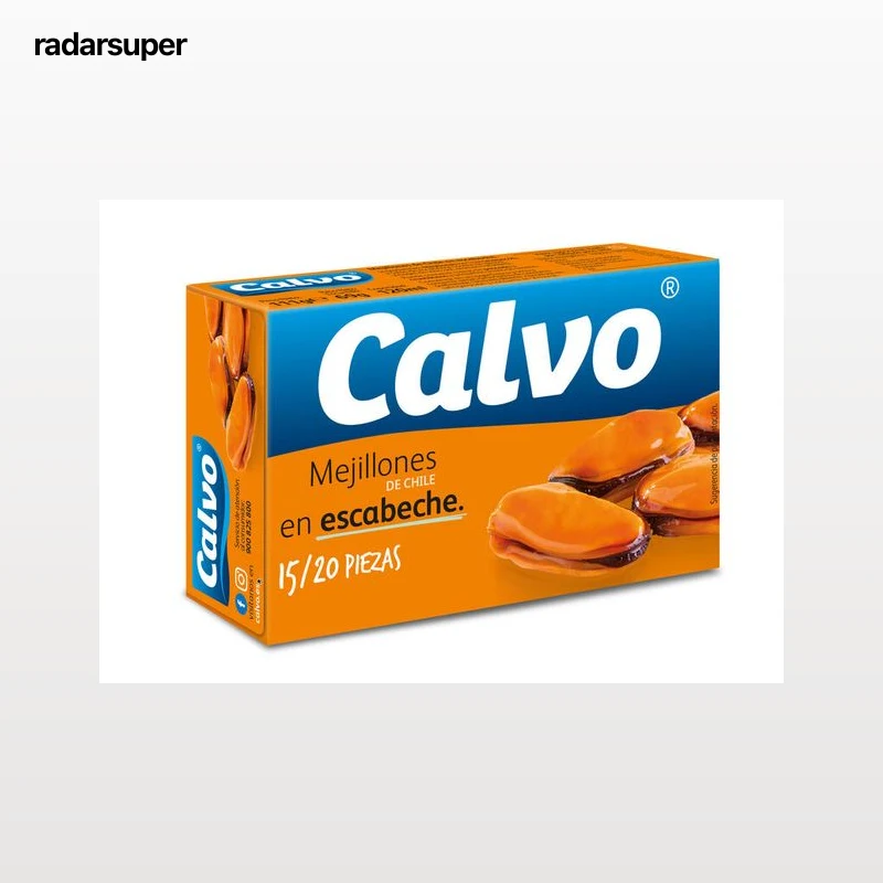 Mejillones en escabeche Calvo 15/20 69g