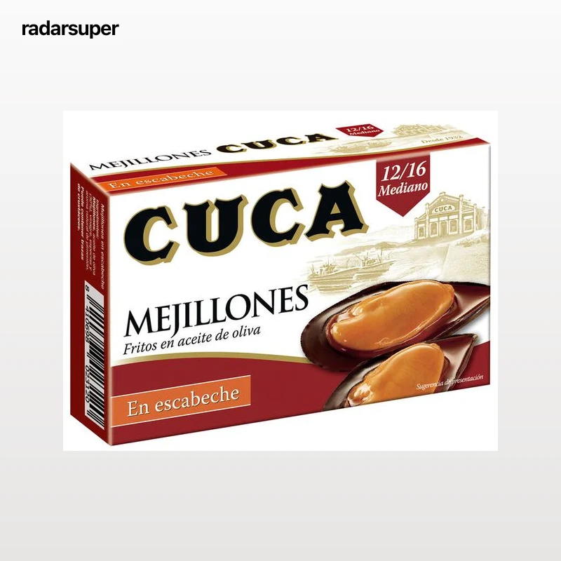 Mejillones en escabeche Cuca 12/16 69g