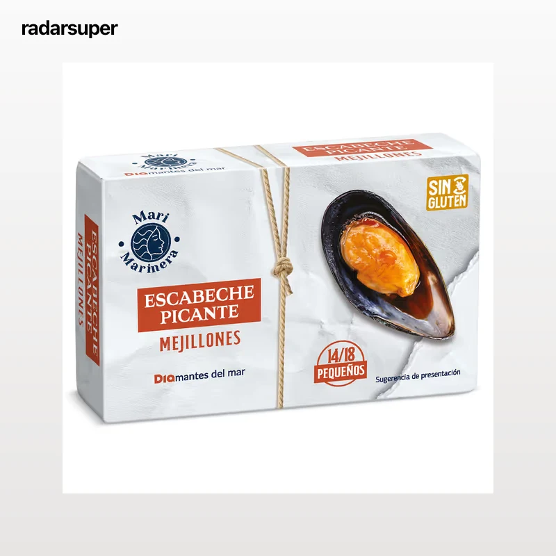 Mejillones en escabeche picantes 14/18 piezas Dia Mari Marinera 69 g