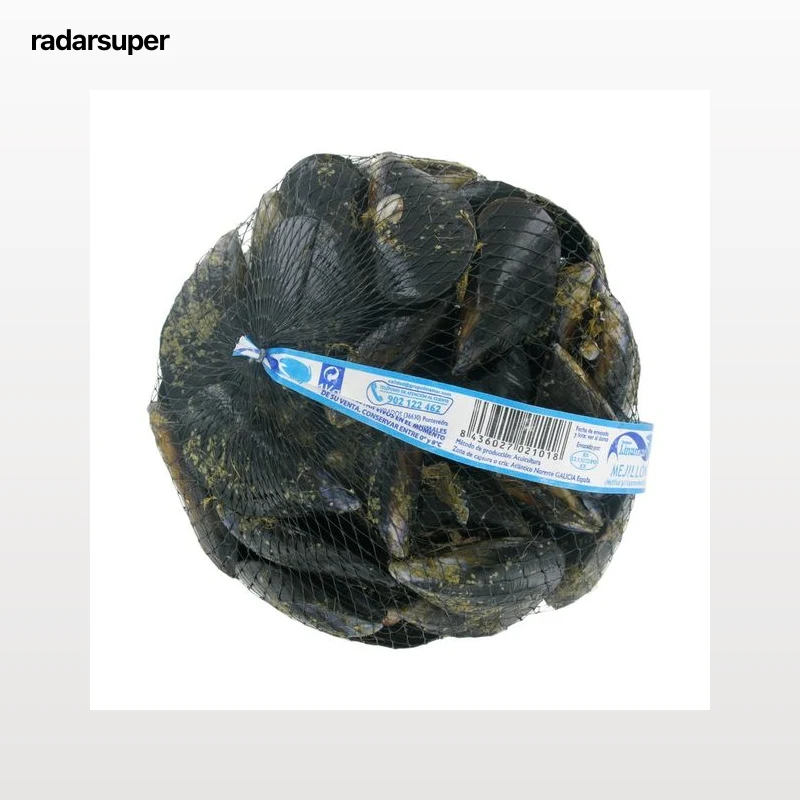 Mejillones malla 1 kg.