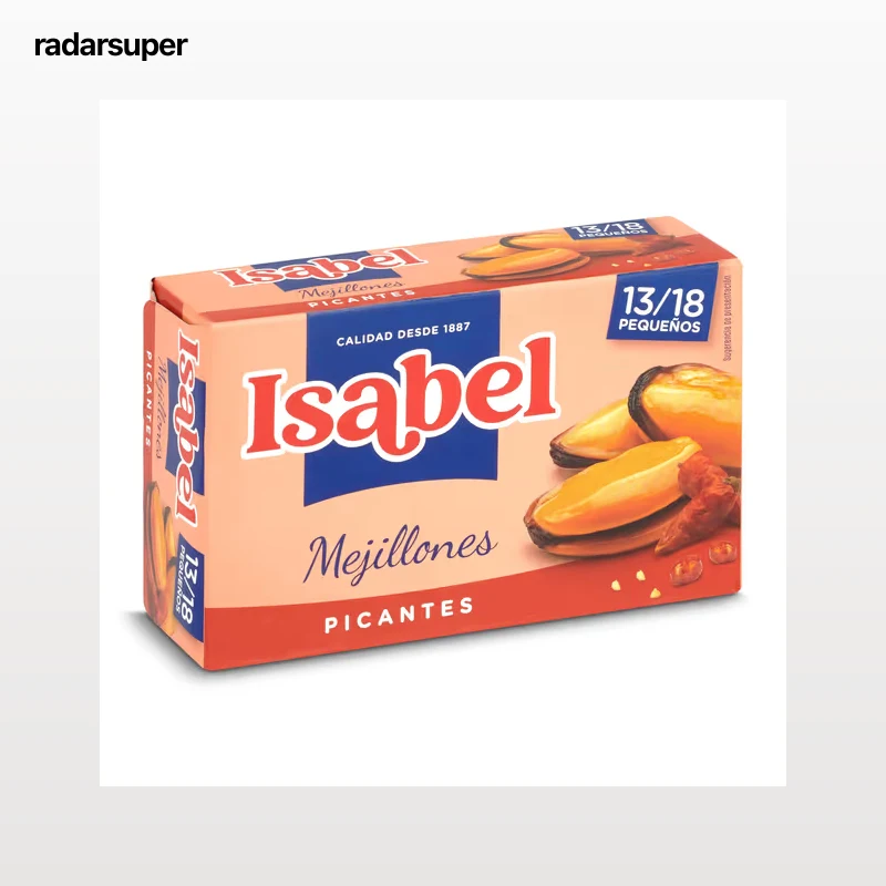 Mejillones picantes 13/18 piezas Isabel 69 g