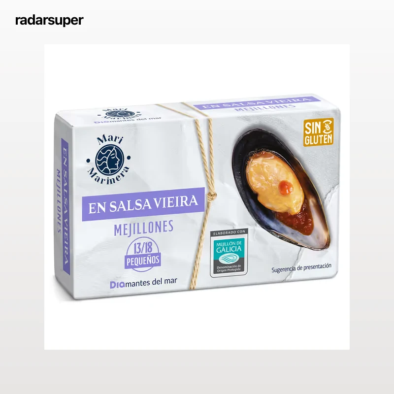 Mejillones en salsa vieira 13/18 piezas Dia Mari Marinera 69 g