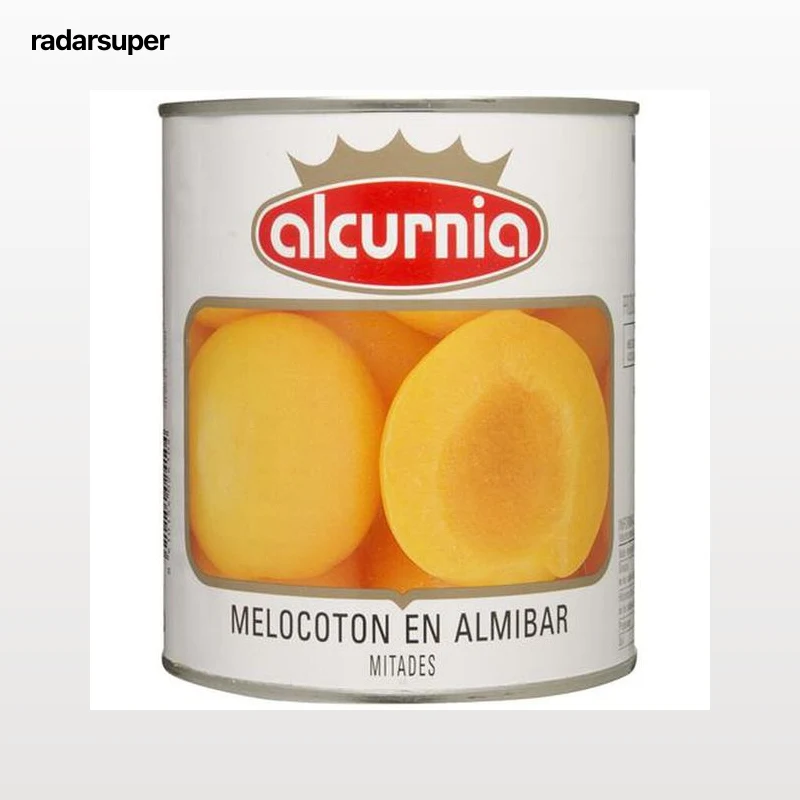 Melocoton en almibar Alcurnia 480g