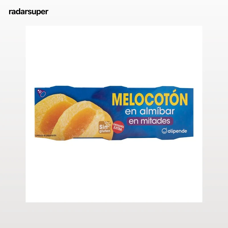 Melocoton en almibar Alipende pack 3