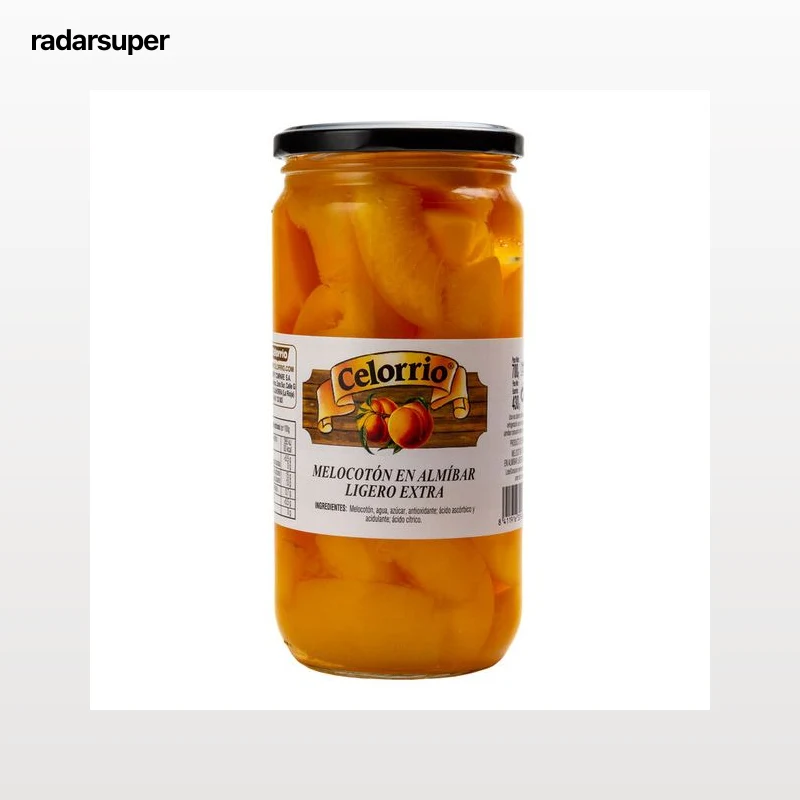 Melocotón en almíbar Celorrio tarro 520g