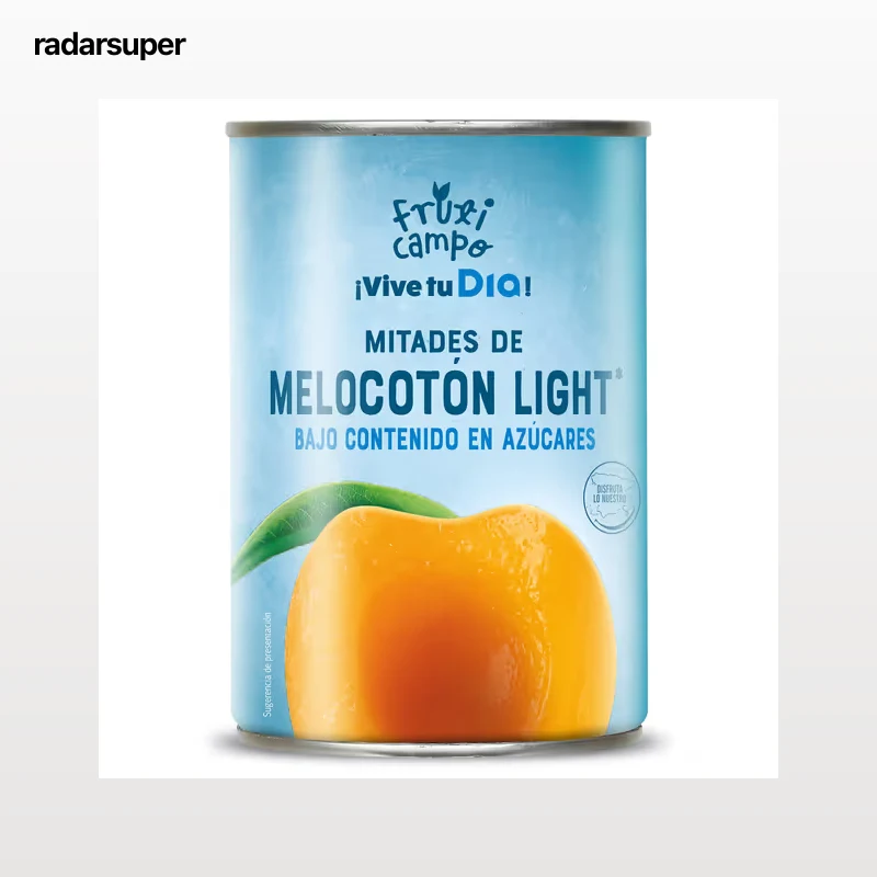 Melocotón light en almíbar Dia Fruticampo 240 g