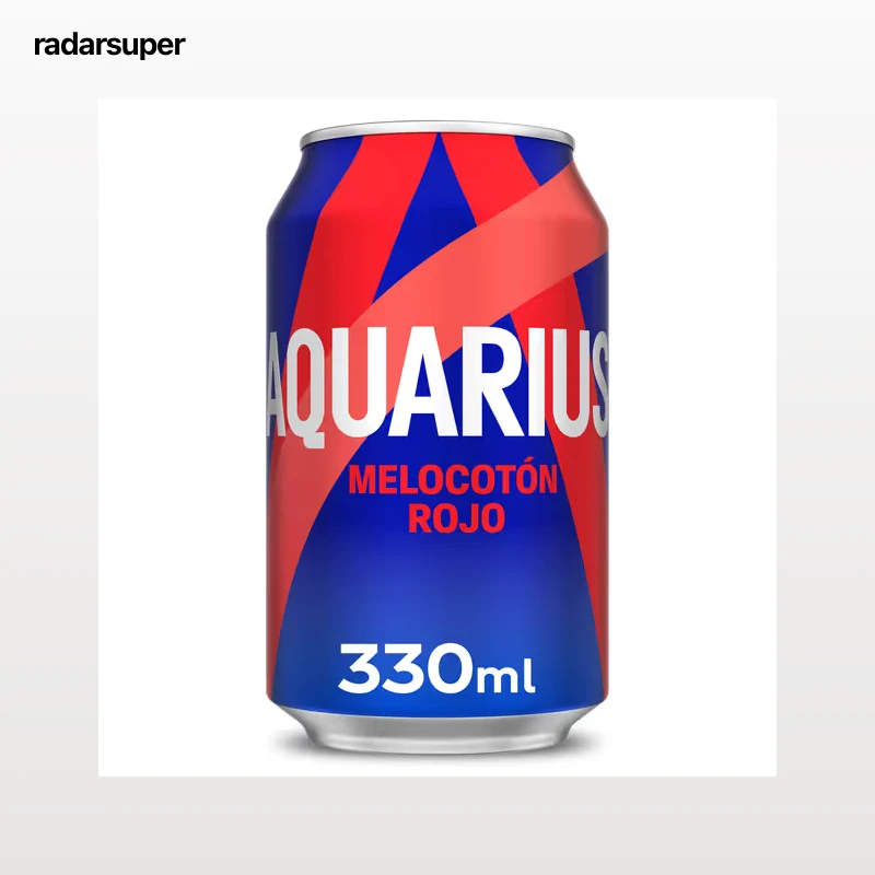 Aquarius de melocotón rojo 330 ml