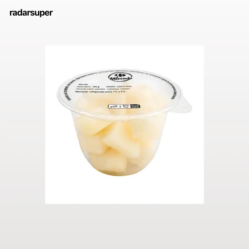 Melón blanco troceado El Mercado vaso de 150 g