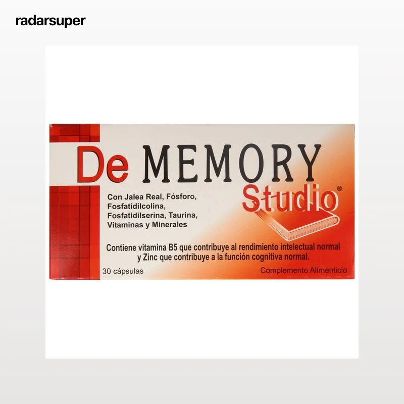 DE MEMORY Complemento alimenticio que contribuye al rendimiento intelectual normal DE MEMORY STUDIO 30 comprimidos.