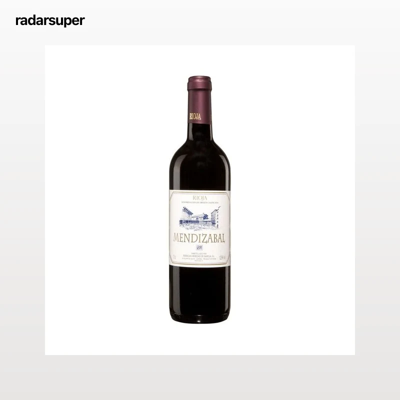 MENDIZABAL  Vino tinto con D.O. Ca. Rioja MENDIZABAL botella de 75 cl.