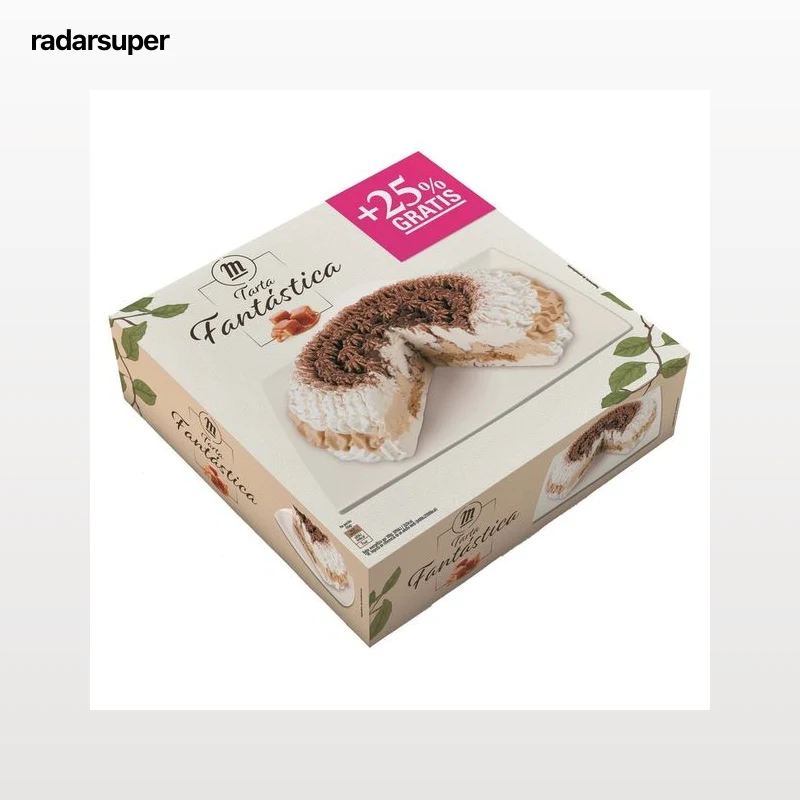 LA MENORQUINA Tarta fantástica (helado de nata, caramelo y chocolate) 550 g.