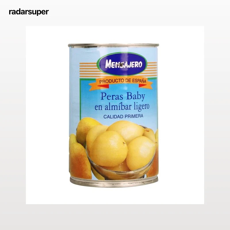 MENSAJERO Peras baby en almíbar ligero 240 gr.