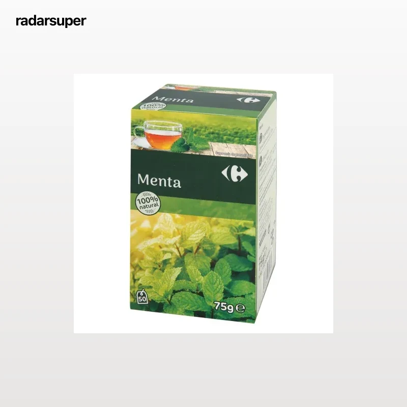 Menta en bolsitas Carrefour 50 ud.