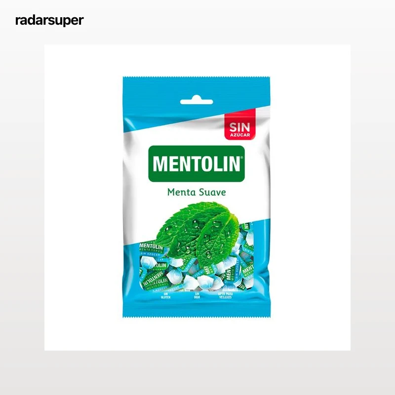 MENTOLÍN Caramelo de menta sin azúcares 115 g.