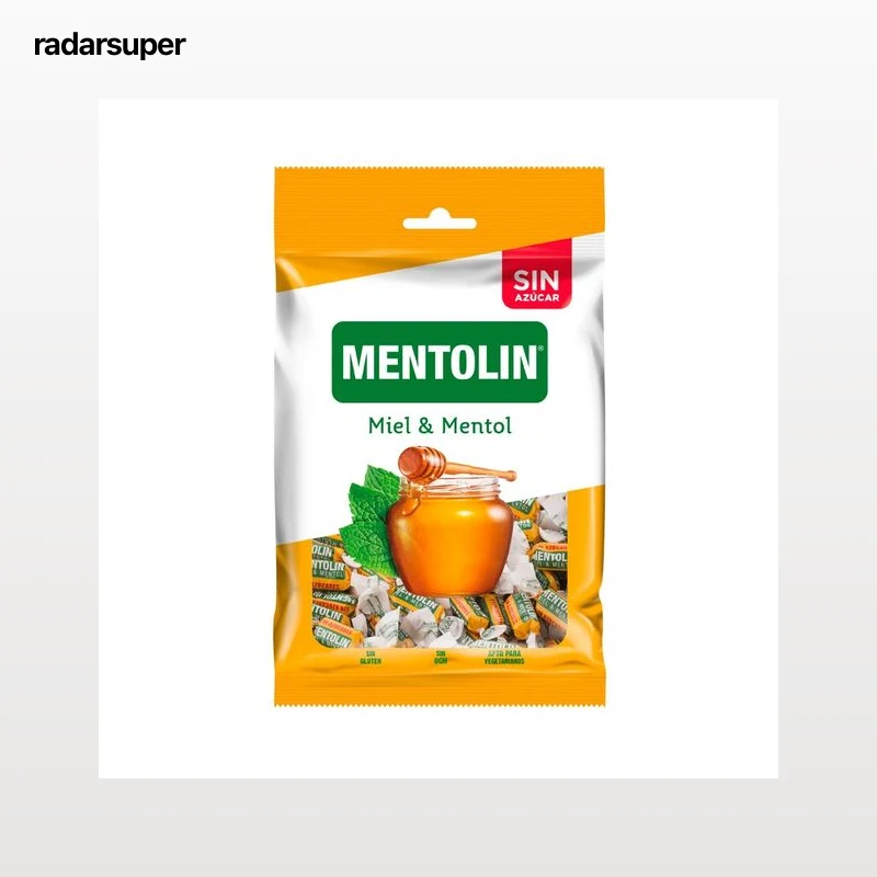 MENTOLIN Caramelos de miel y mentol 115 g.
