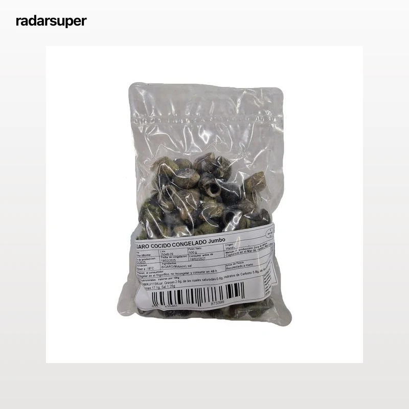 MERCAIMPEX Bigaro cocido envasado congelado 500 g.