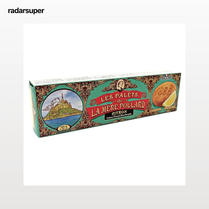LA MÈRE POULARD Galletas de mantequilla y limón 125 g.