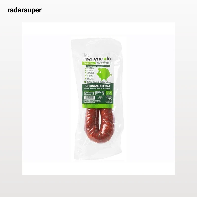 LA MERENDOLA Chorizo Sarta dulce ecológico 200 g.