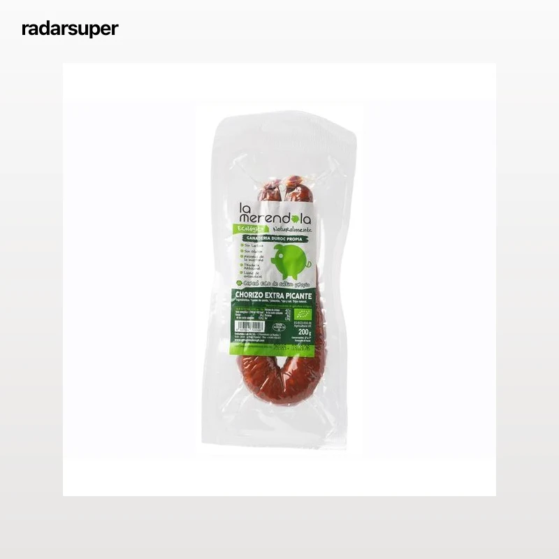 LA MERENDOLA Chorizo sarta picante ecológico 200 g.