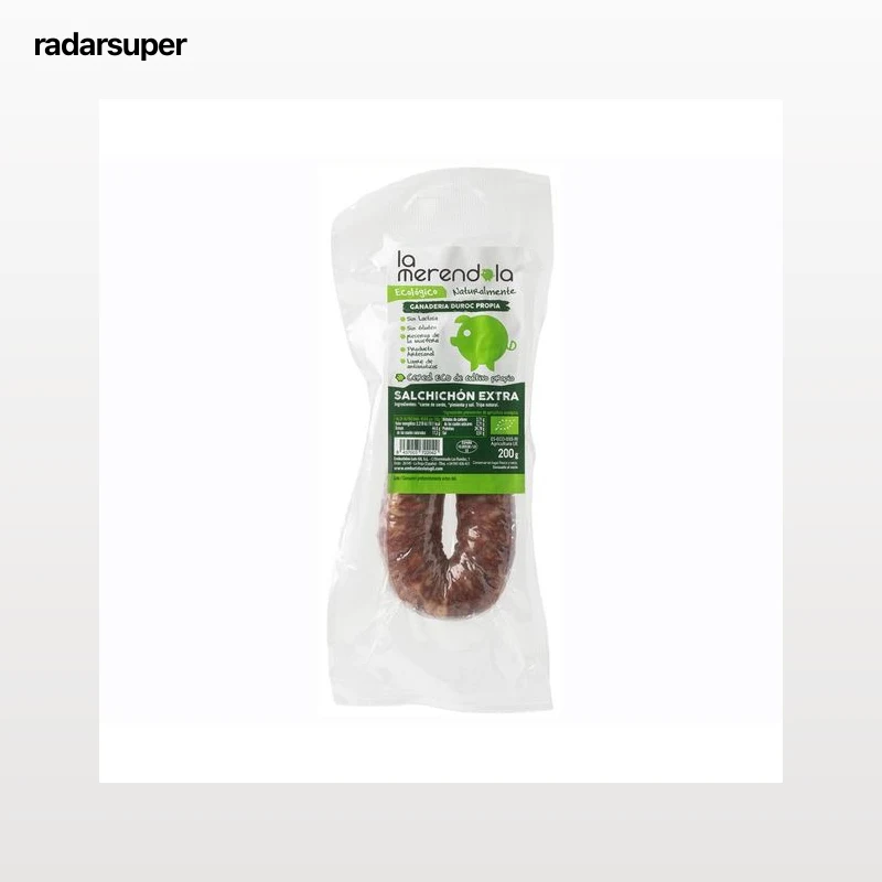 LA MERENDOLA Salchichón sarta ecológico  200 g.