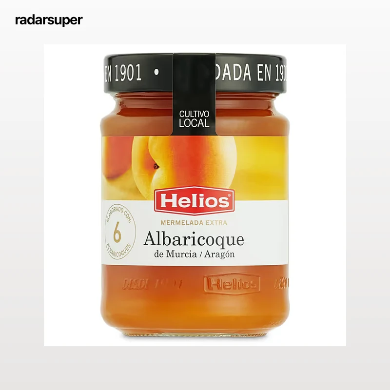 Mermelada de albaricoque extra Helios 340 g