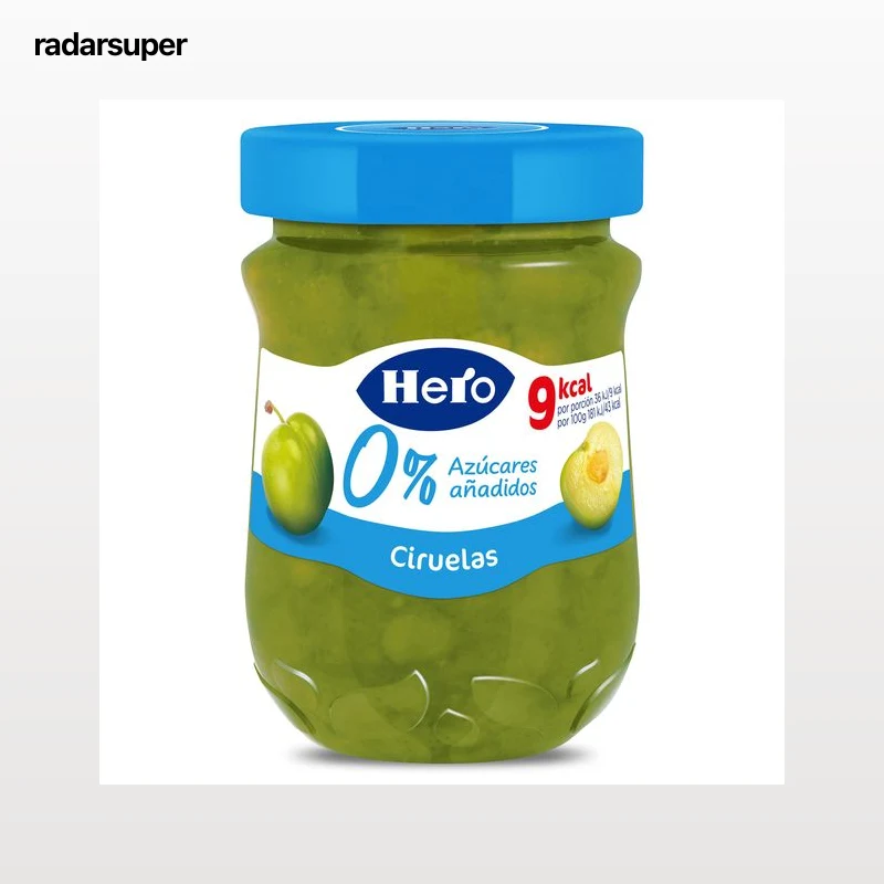 Mermelada de ciruela 0% azúcares añadidos Hero 280 g
