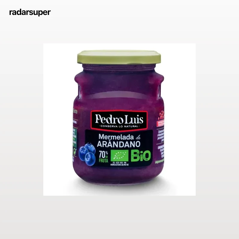 Mermelada de arándano ecológica Pedro Luís 300 g.