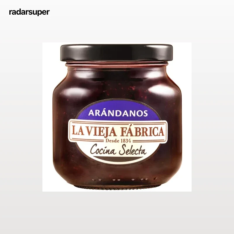 Mermelada de arándanos La Vieja Fábrica Cocina Selecta 280 g.