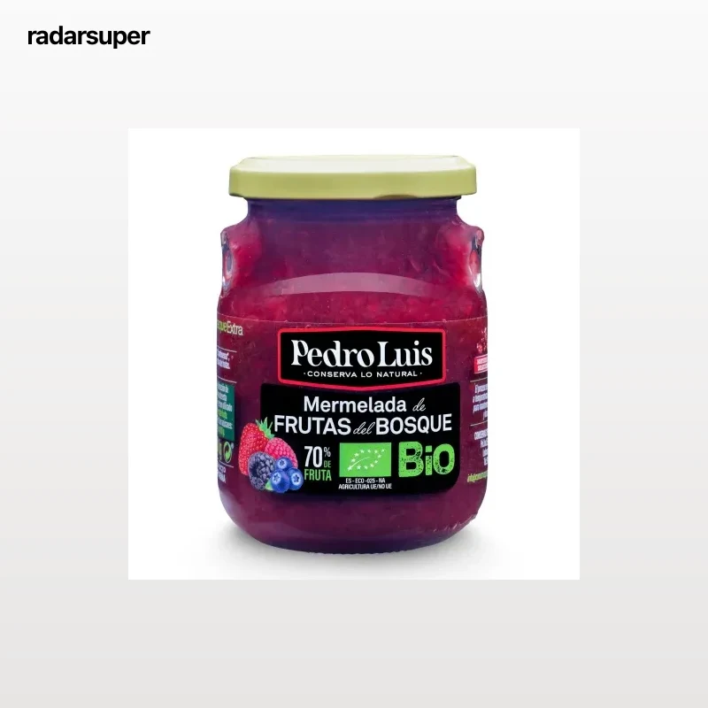 Mermelada de frutas del bosque ecológica Pedro Luís 300 g.