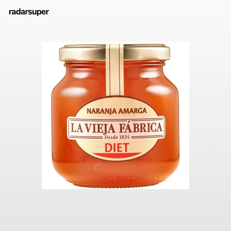 Mermelada de naranja Diet La Vieja Fábrica sin gluten 290 g.