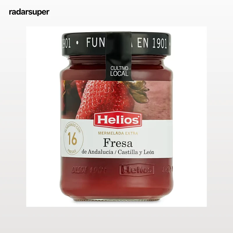 Mermelada de fresa extra Helios 340 g
