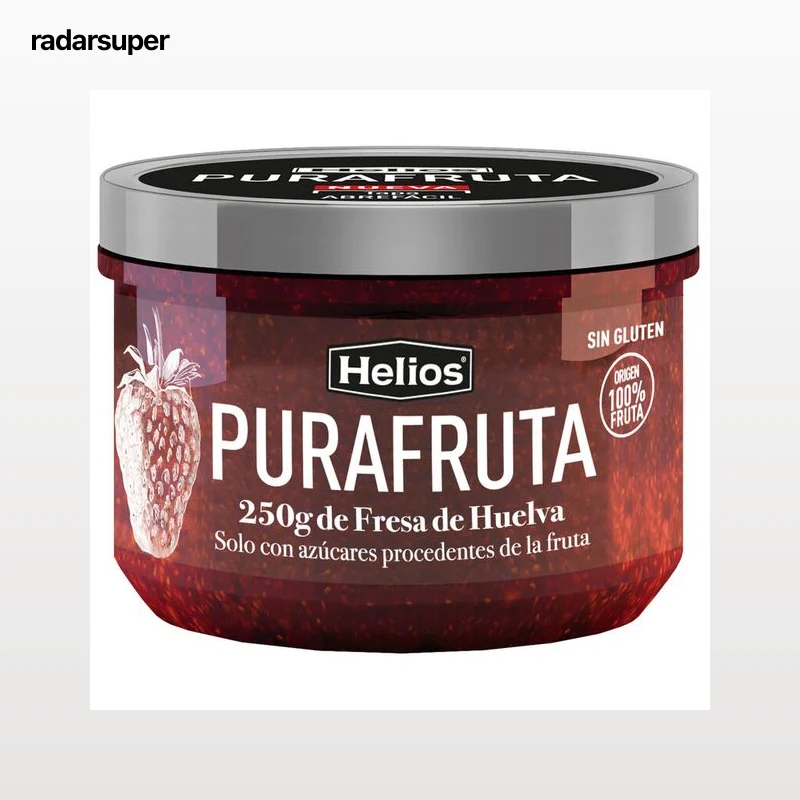 Mermelada de fresa Purafruta Helios 250g