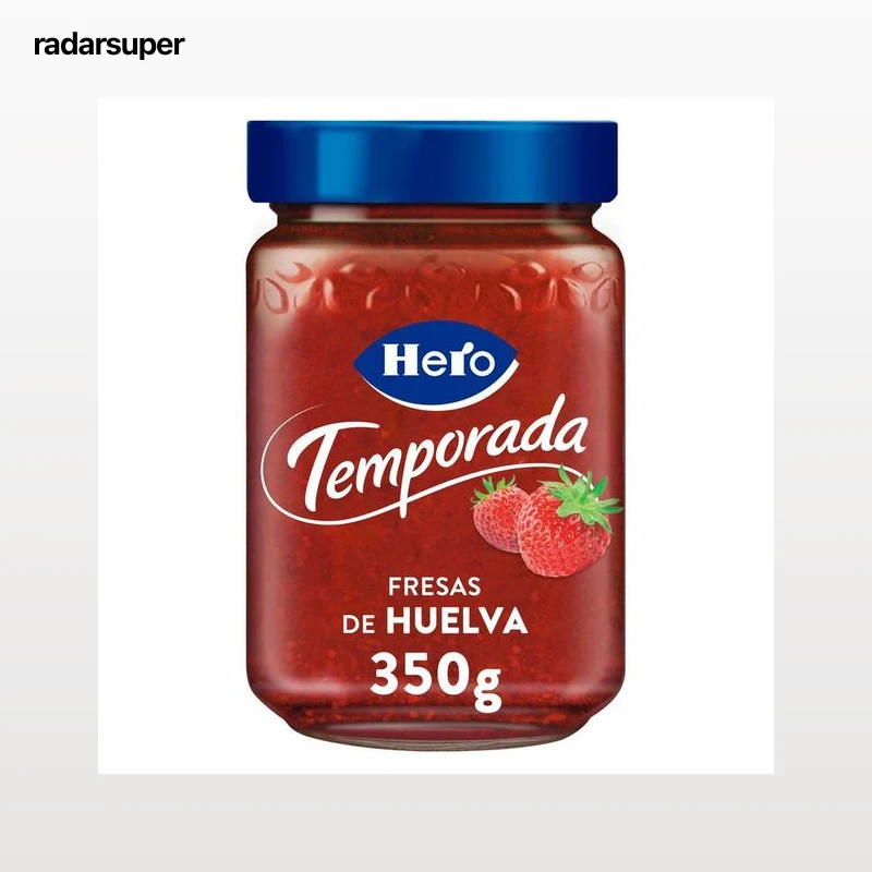Mermelada fresas extra de temporada Hero 350g