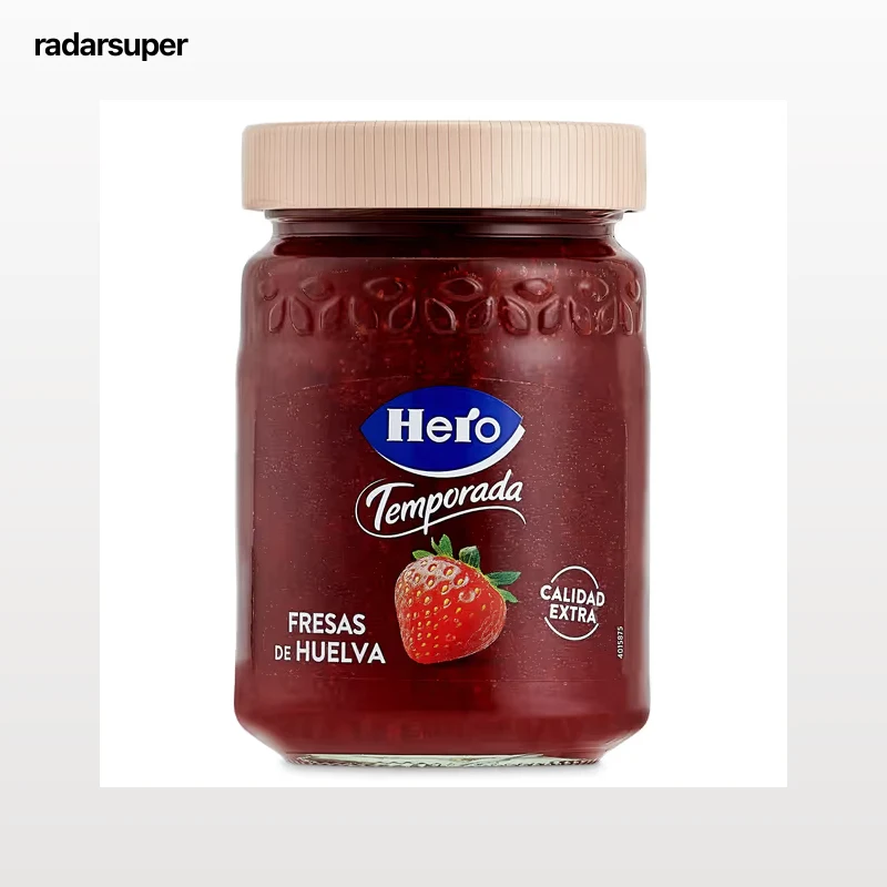 Mermelada de fresas de temporada de Huelva Hero 350 g