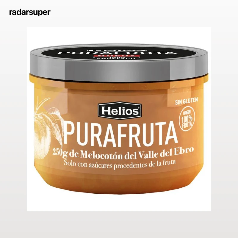 Mermelada de melocotón Purafruta Helios 250g