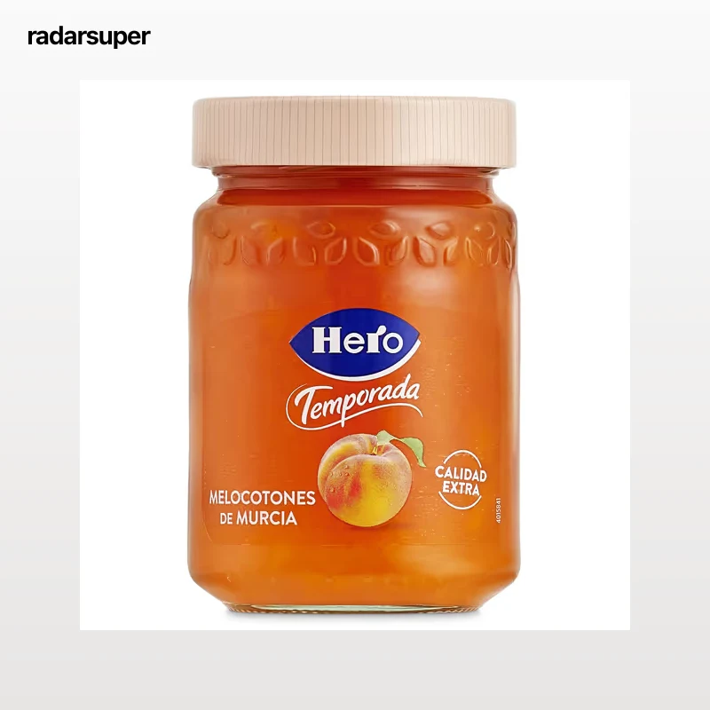 Mermelada de melocotón de temporada Hero 350 g