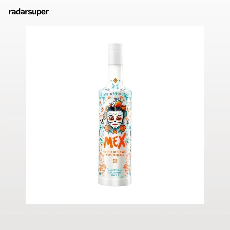 MEX Crema de licor de mango con un toque de tequila botella 70 cl.