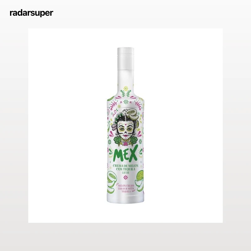 MEX Licor de crema de melón con tequila botella 70 cl.