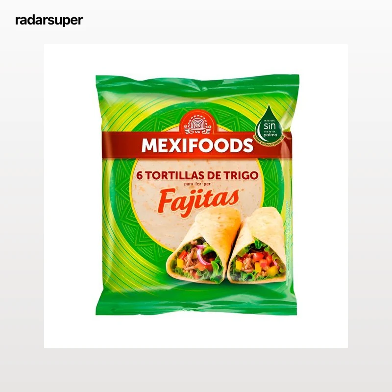 MEXIFOODS Tortillas fajitas 6 uds 240g