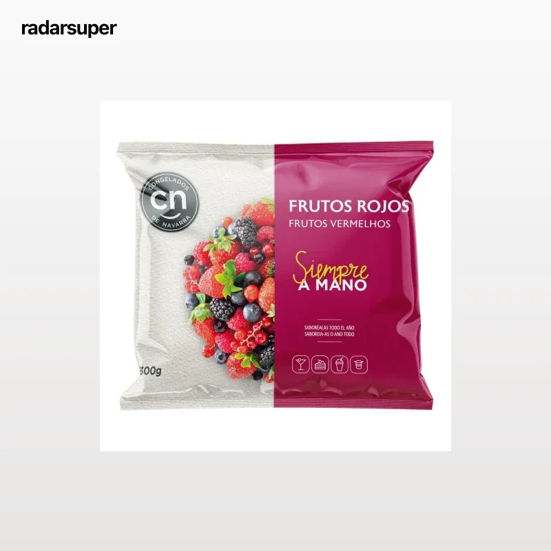 Mezcla de frutos rojos Congelados de Navarra 300 g.