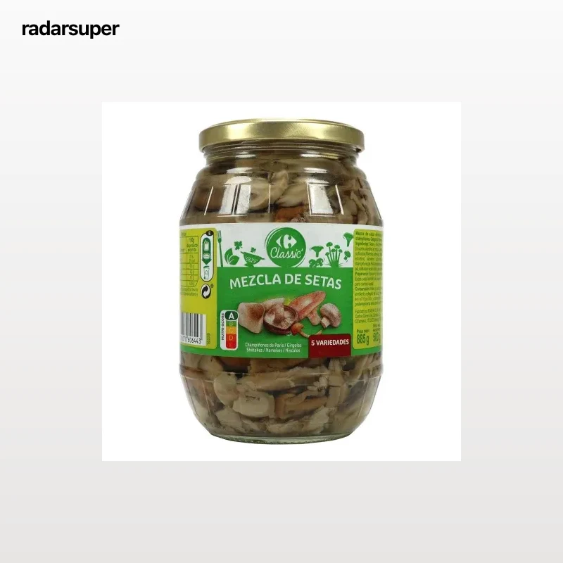 Mezcla de setas con champiñones Classic Carrefour 500 g.