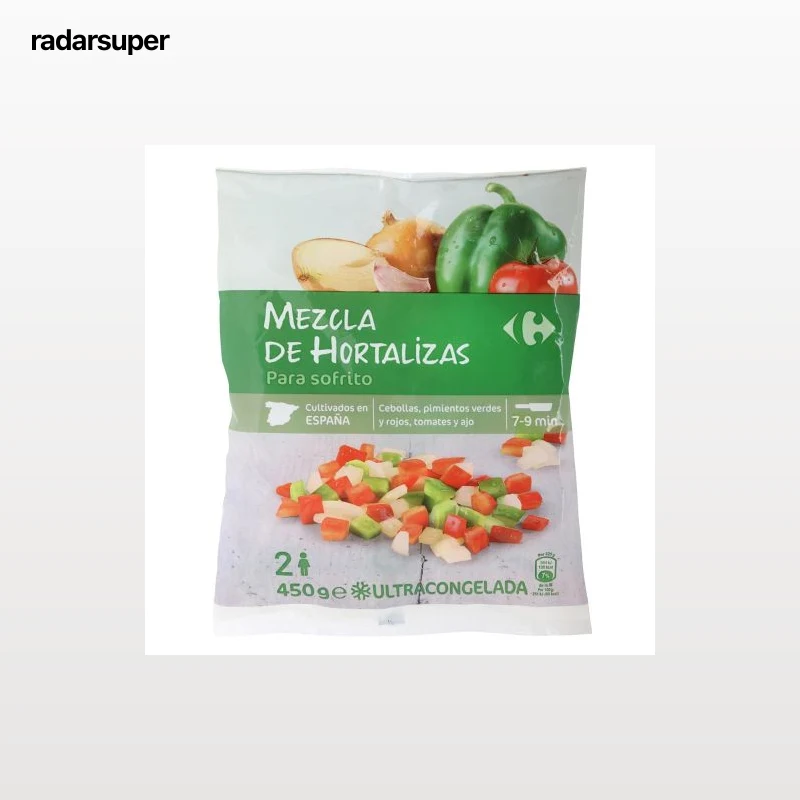 Mezcla para sofrito Carrefour 450 g.
