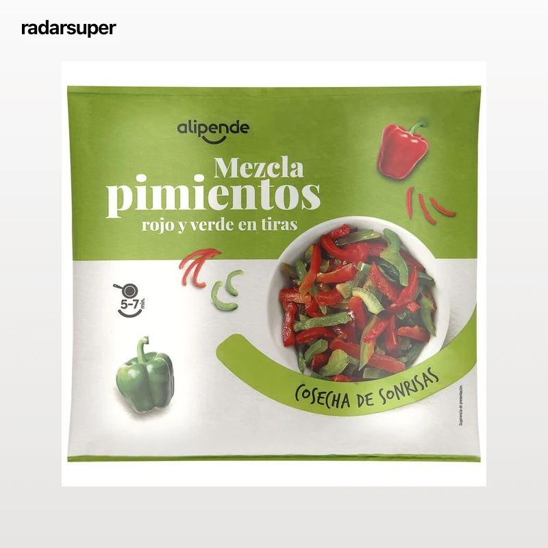 Mezcla de pimientos rojos y verdes Alipende 450g