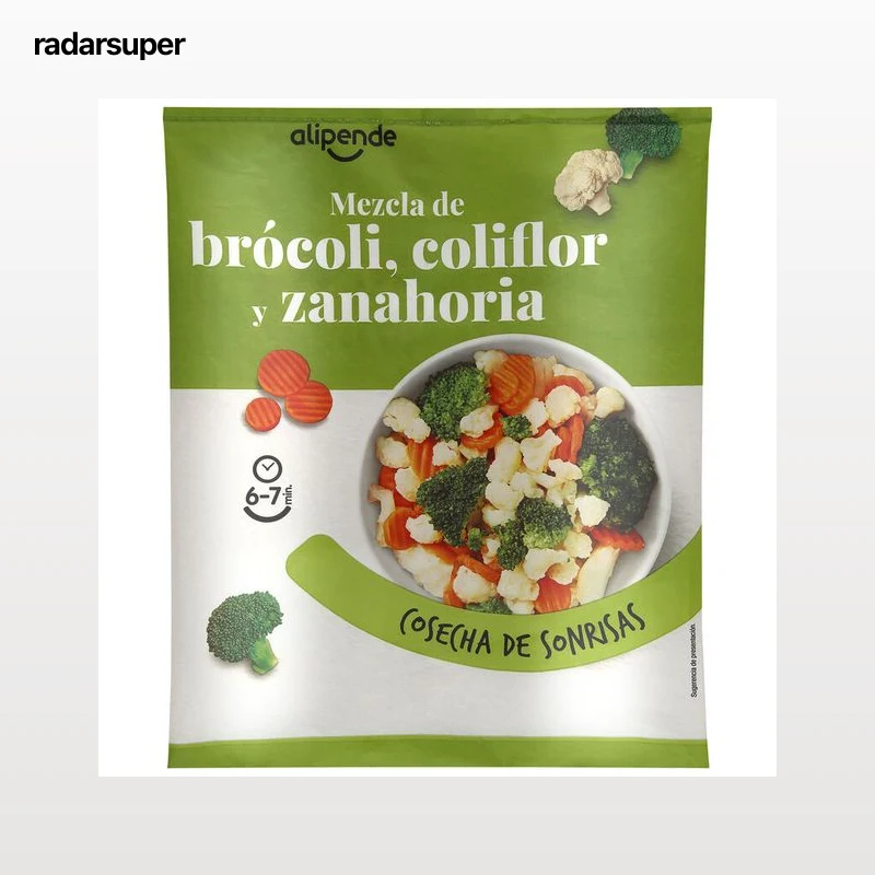 Mezcla verduras Alipende brócoli coliflor zanahoria 1kg