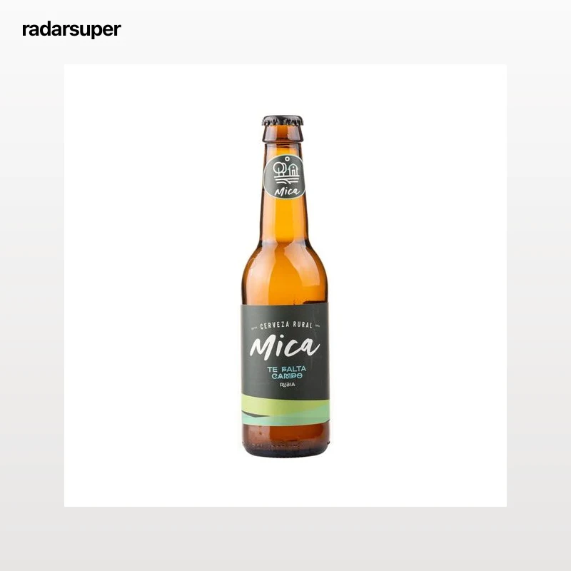 MICA Cerveza rubia 33 cl.