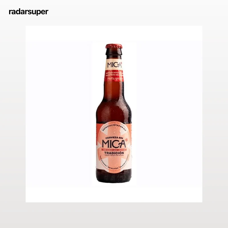 MICA Cerveza tostada sin alcohol, sin gluten y baja en calorías botella 33 cl.