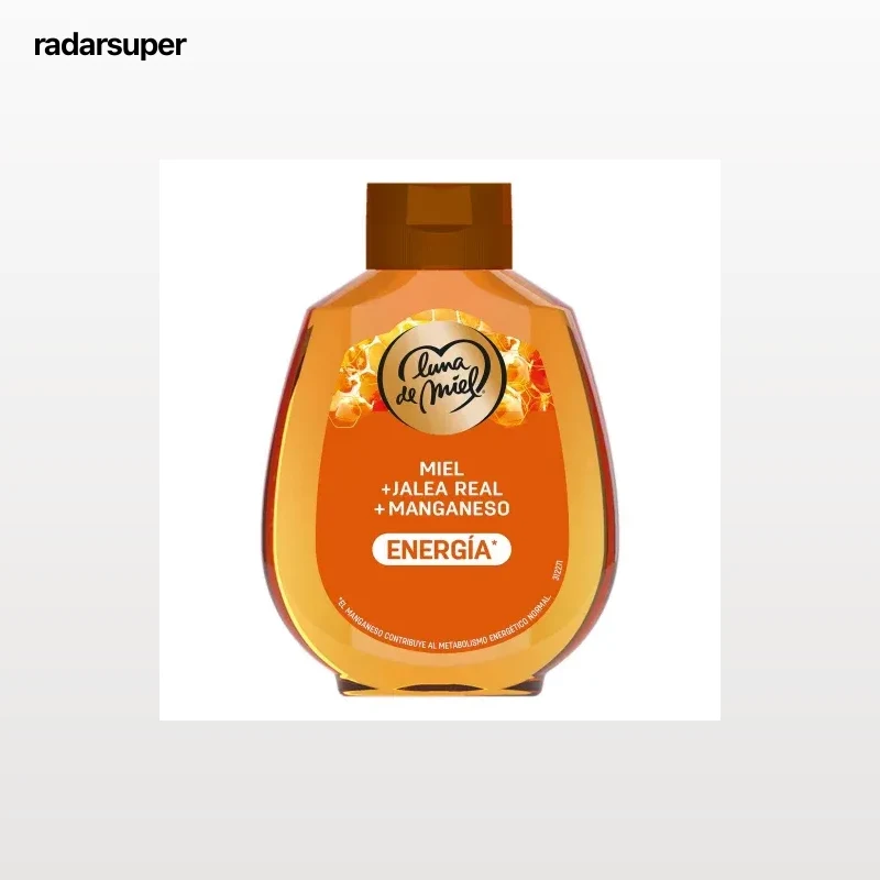 Miel con jalea real y manganeso Energía Luna de Miel 230 g.