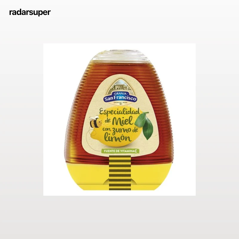 Miel con zumo de limón Granja San Francisco 350 g.