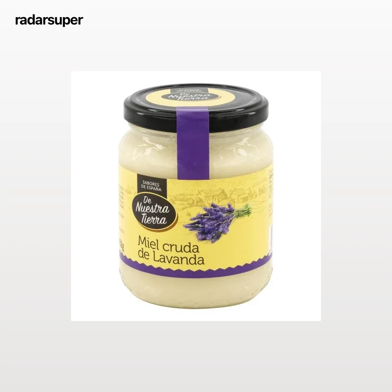 Miel cruda de lavanda De Nuestra Tierra 450 g.