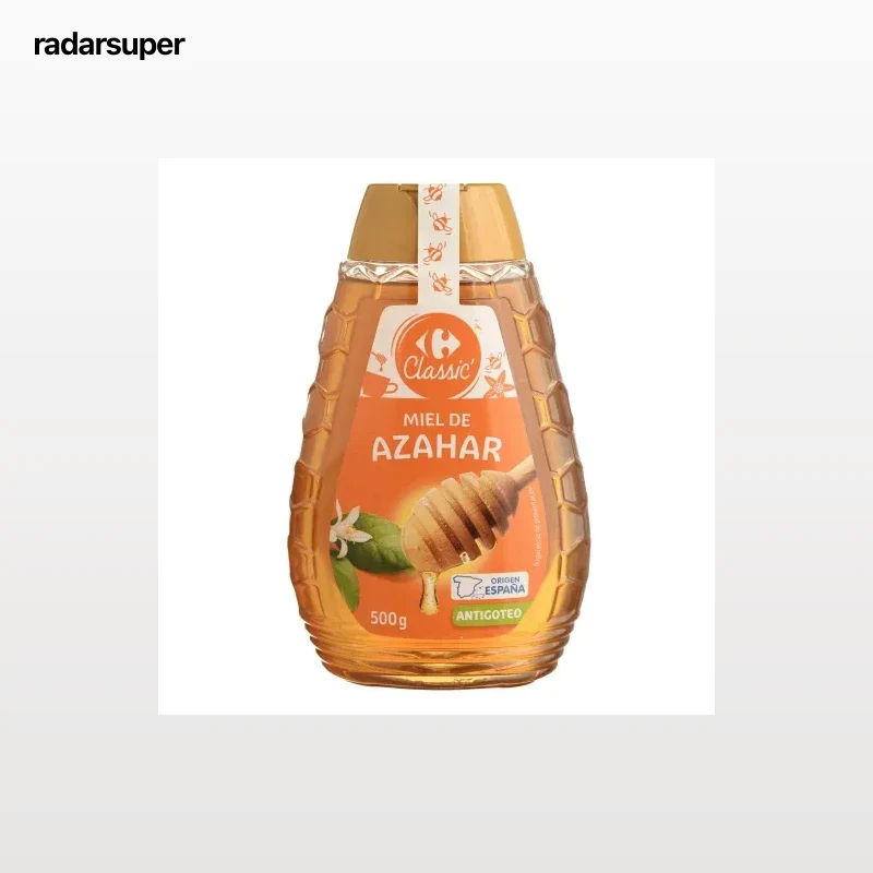 Miel de azahar Carrefour Classic' 500 g.